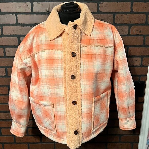 NWT Ivy Jane Fleece lined jacket with elbow patches.  size Sm. - Picture 3 of 12